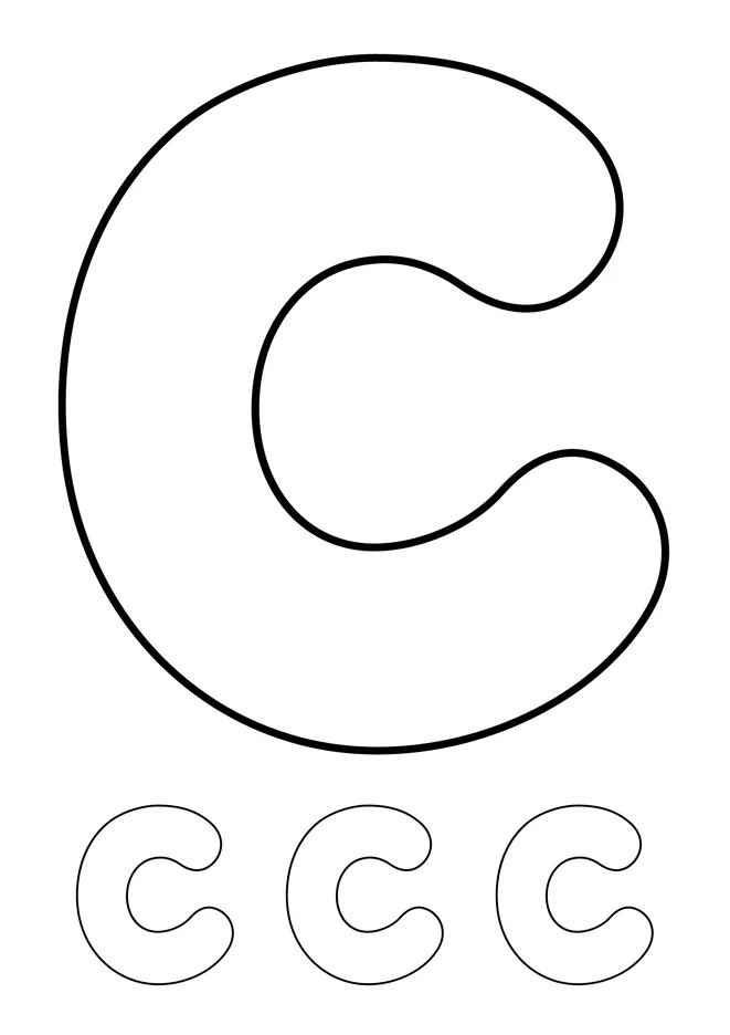 Alfabeto para colorir e imprimir para imprimir e colorir - imagem 4